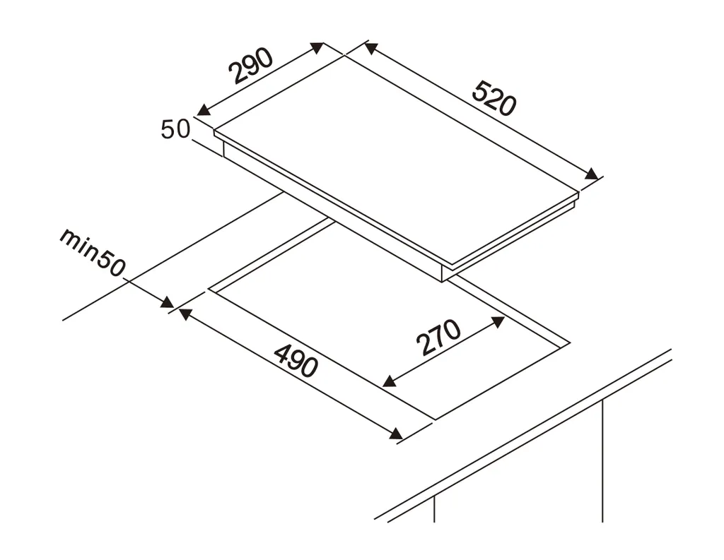 Respekta Kochfeld Autark Glaskeramik Einbau Kochplatte Touch 2 Platten Rahmenlos – Bild 3