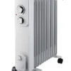 Ölradiator Elektro Heizung 2500W Thermostat Ölgefüllter Heizkörper