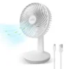 Akku Tischventilator Kompakt Mit Drei Gebläsestufen Und USB Ladeanschluss
