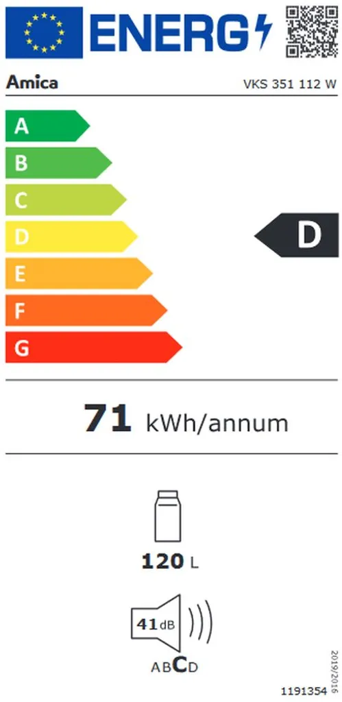 Amica - VKS 351 112 W - Kühlschrank – Bild 3