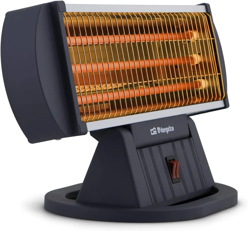 Orbegozo Quarzofen BP-0204 Standgerät 3 Leistungsstufen Kippschutz 1200 W Schwarz – Bild 3