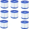 8 Stück Bestway Filterkartusche Gr.6 Lay-Z-Spa 60311 Lay Z Spa Whirlpool Gr VI