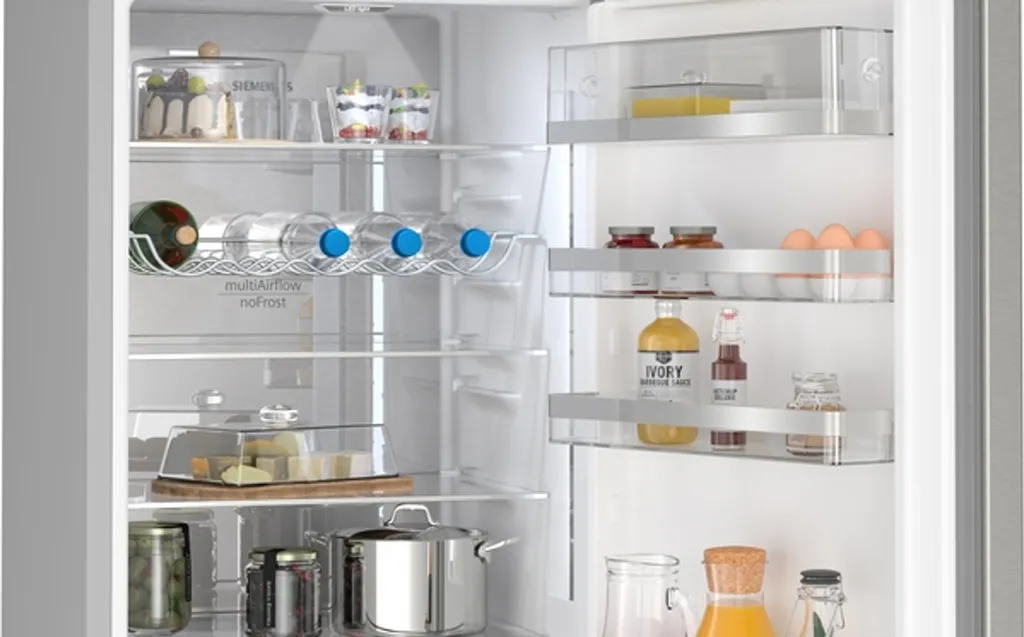 Siemens IQ500, Freistehende Kühl-Gefrier-Kombination Mit Gefrierbereich Unten, 203 X 60 Cm, Edelstahl AntiFingerprint KG39NAIAT – Bild 3