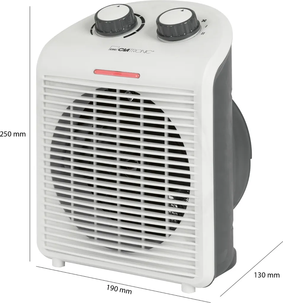 CLATRONIC Heizlüfter HL 3761 Weiß/grau – Bild 4