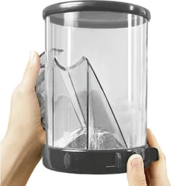 GSD Kaffeedosierer DOSO, Kunststoff, ø 12 Cm, Höhe 19 Cm, Schwarz/klar