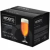 KROSNO Harmony Lager Biergläser, 6er-Set, 500 Ml