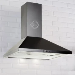 Gurari GCH C 147 BL 5 Dunstabzugshaube 50cm 1000m³/h Wandhaube Schwarz