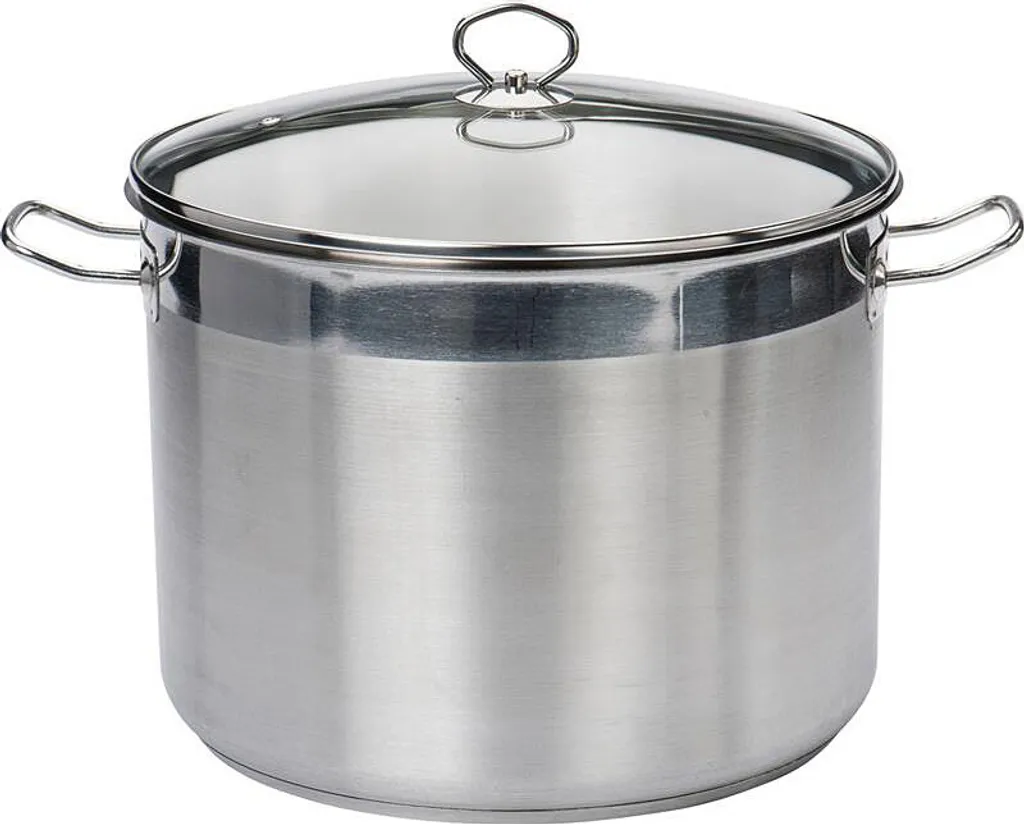 Krüger Maxi Topf Mit Glasdeckel Aus Edelstahl Fassung 20L 33cm – Bild 6