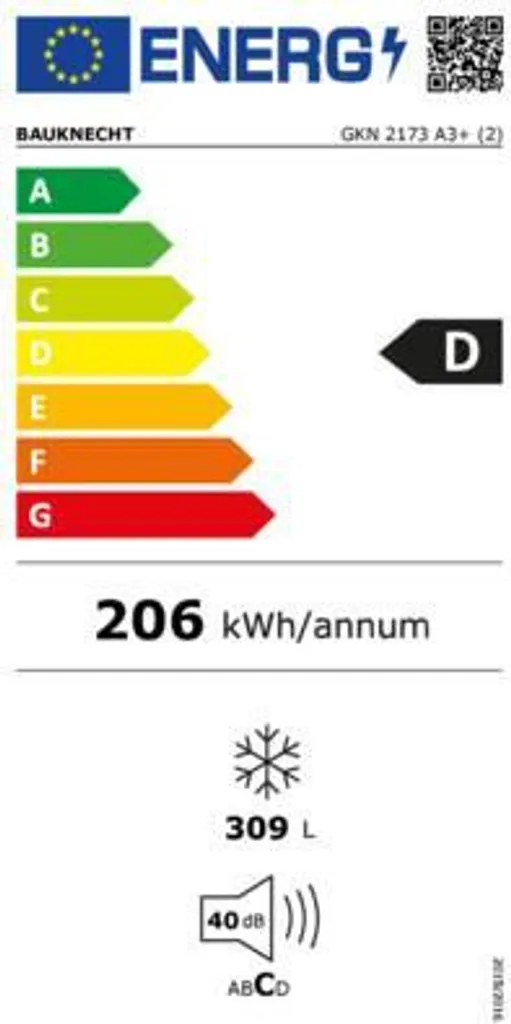 Whirlpool Bauknecht GKN 2173 A3+ Gefrierschränke - Weiß – Bild 13