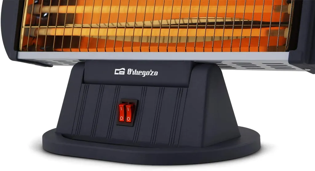 Orbegozo Quarzofen BP-0204 Standgerät 3 Leistungsstufen Kippschutz 1200 W Schwarz – Bild 5