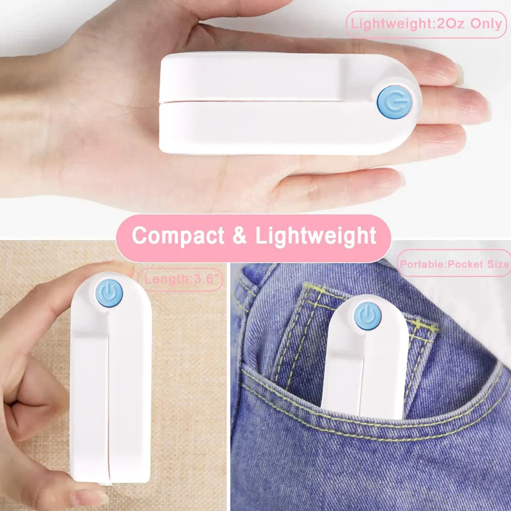 Tragbarer Mini Lüfter Klein Faltbarer Handventilator Wieder Aufladbarer Persönliche Taschenventilator Batterie Betriebener Reise Ventilator USB Schreibtisch-Fan Für Büro, Haus, Outdoor – Bild 7