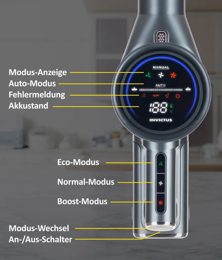 Genius INVICTUS X8 PRO Akkustaubsauger | Set 12-tlg. – Bild 3