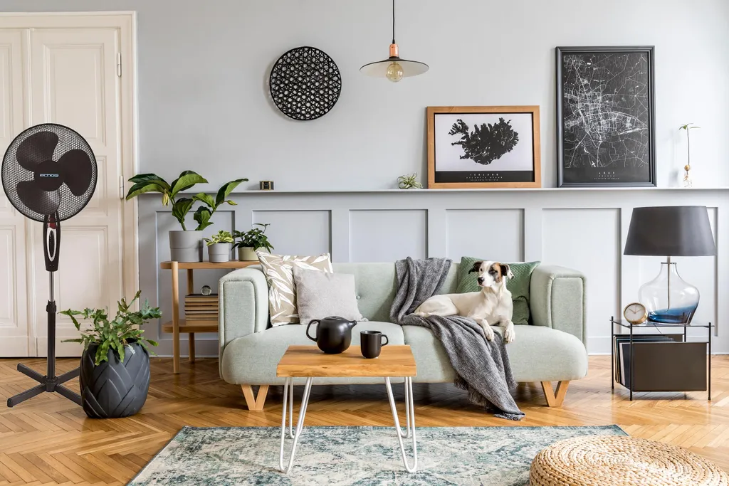 Echos Standventilator | Oszilierender Ventilator | Windmaschine | 40 Watt | 41 Cm Ø – Bild 8