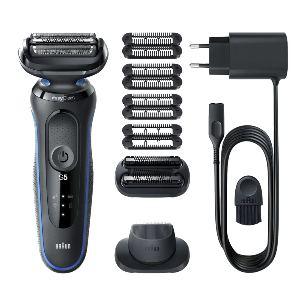 Braun Series 5s Rasierer Herren, Elektrorasierer Mit 3 Flexiblen Klingen, Präzisionstrimmer – Bild 4