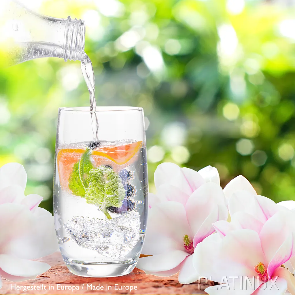 Elegante Trinkgläser 360ml (max. 440ml) Set 6 Teilig Wassergläser Saftgläser – Bild 3