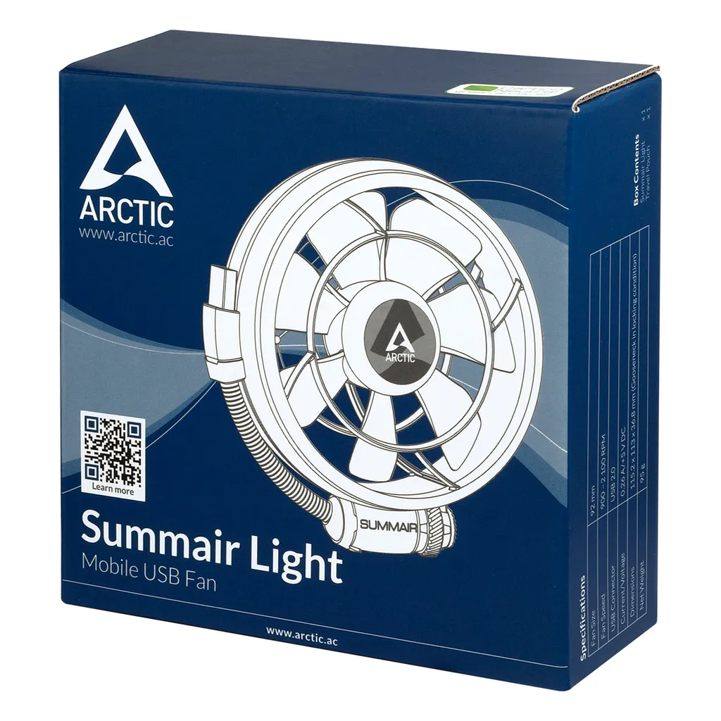 Arctic Summair Light Mobiler USB-Ventilator – Bild 5