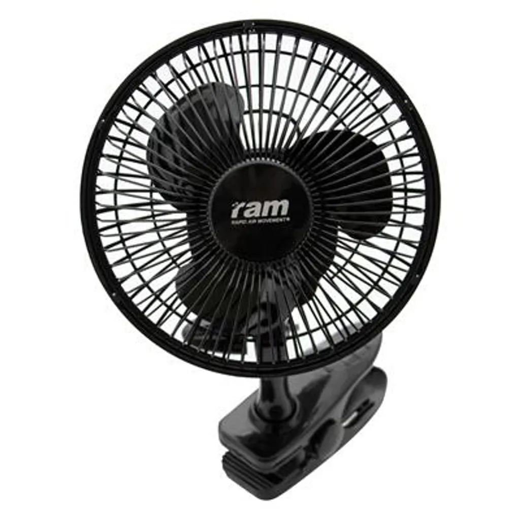 RAM Clip-Ventilator 15W 150mm Schwarz – Bild 3