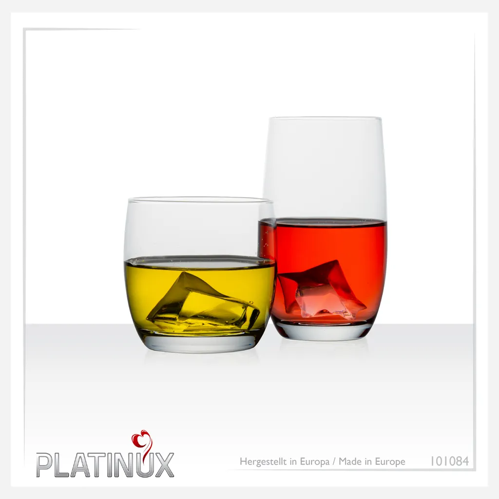 Elegante Trinkgläser 360ml (max. 440ml) Set 6 Teilig Wassergläser Saftgläser – Bild 5