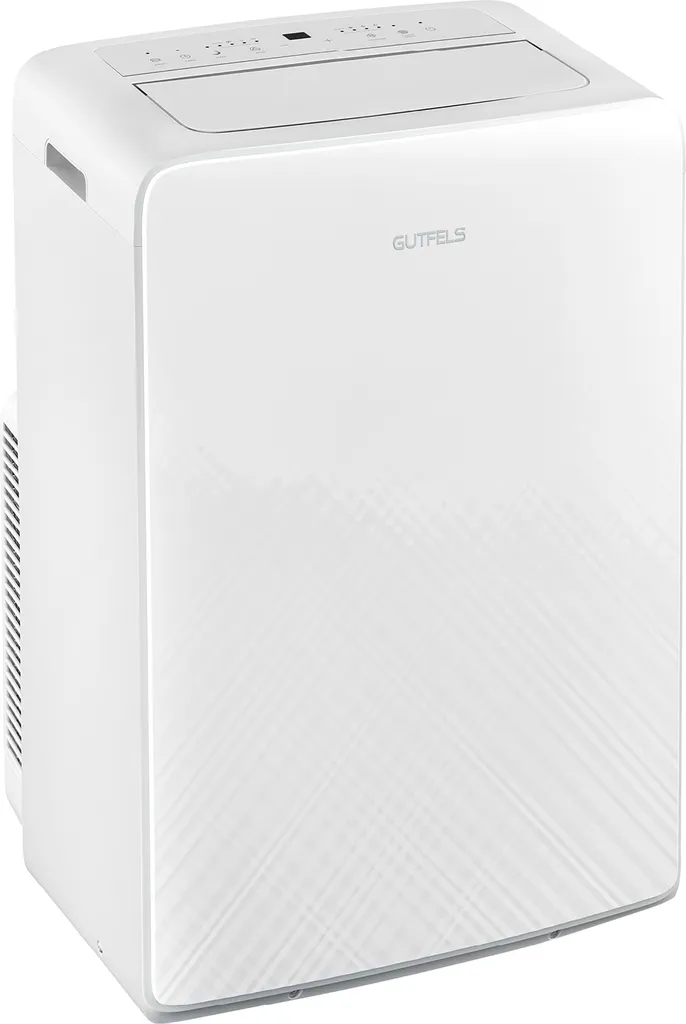 GUTFELS Klimagerät CM 80948 We | Mobiles Klimagerät | 9000 BTU / 2,6 KW Kühlleistung | 970 W Leistung | Weiß