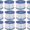 12x Bestway Filterkartusche Poolfilter Filter Ersatzfilter Lay-Z-Spa Gr. 6 58323