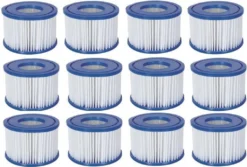 12x Bestway Filterkartusche Poolfilter Filter Ersatzfilter Lay-Z-Spa Gr. 6 58323