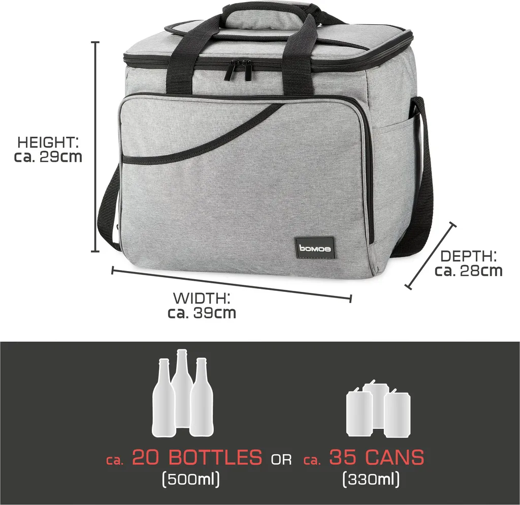 Bomoe Kühltasche Faltbar IceBreezer KT39 Outdoor Kühlbox 39x28x29cm 31 Liter – Bild 7