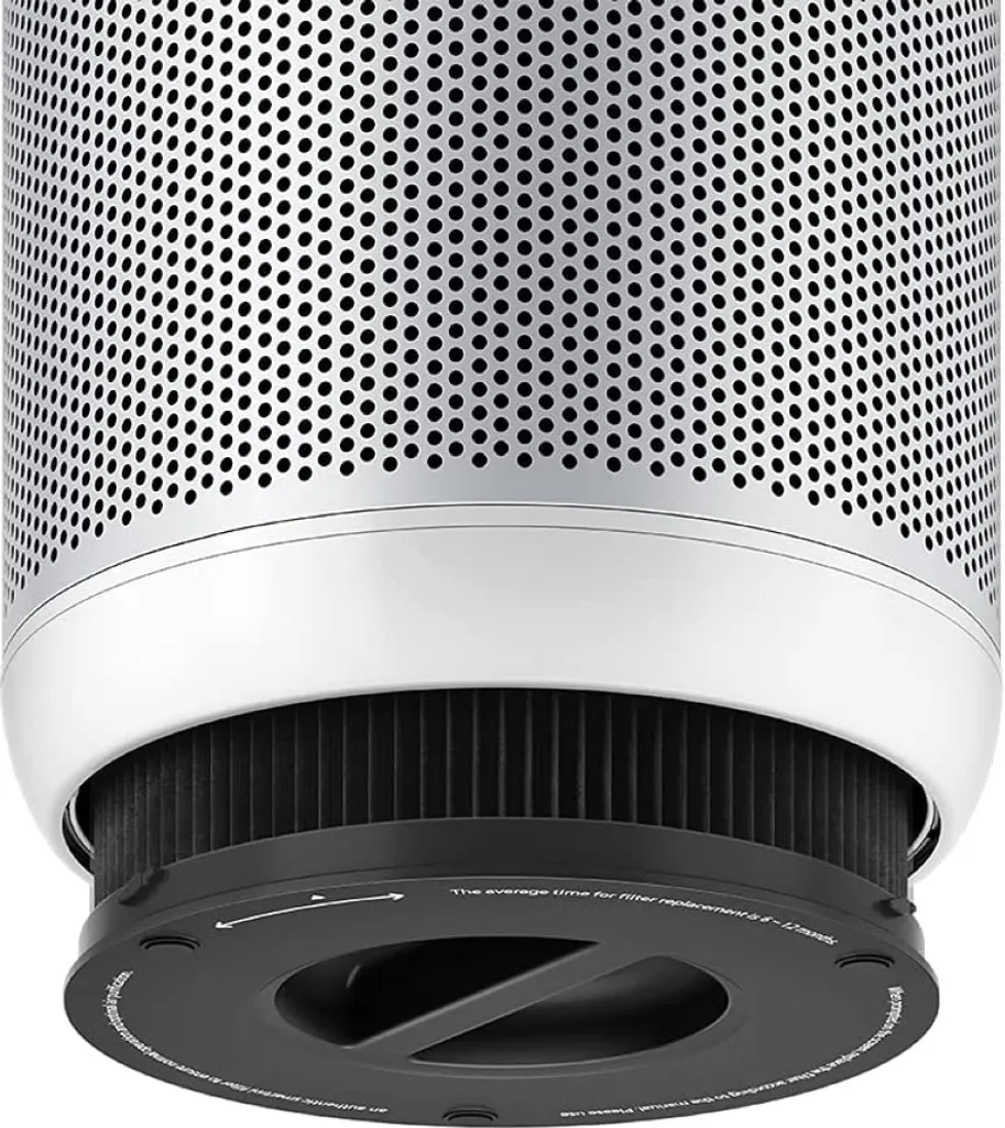 Xiaomi Tragbar Luftreiniger Für Allergiker Haustierenhalter Kühche U. Neue Haus Leise 19dB Smartmi P1 Alexa Google Usw. Steuerung HEPA-Filter Fängt 99,9% Partikel Viren Sauerstoff Versorgung Reiniger Tragegriff Partikellasersensor – Bild 4