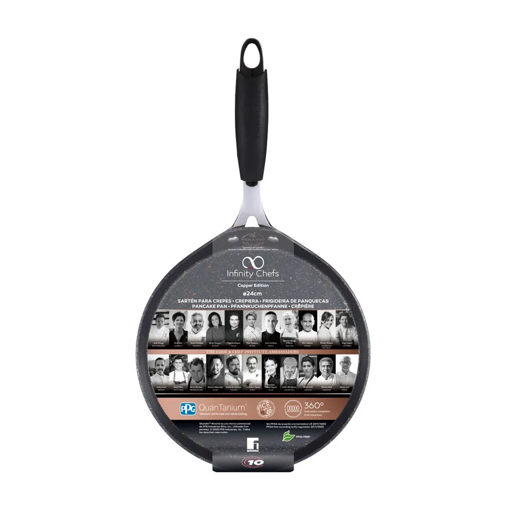 BERGNER Induktion Bratpfanne Pfannkuchen Pfanne Granit 25 Cm BGIC-1101 – Bild 4