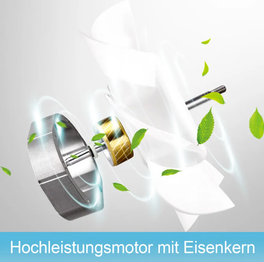 EINFEBEN Badlüfter Einbauventilatoren Küche Wandlüfter Abluftventilatoren Absaugventilatoren Mit Rückflussleitblech 100mm – Bild 5