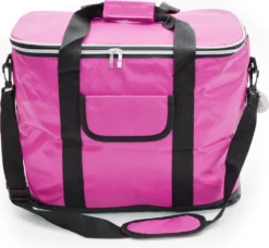 Kühltasche 30L Mit Schultergurt, XXL Isolier Kühlbox - Fuchsia/ Pink