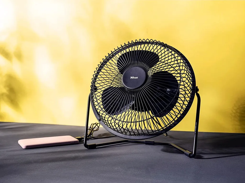 Trust Blaze USB-Kühllüfter, Einstellbare Geschwindigkeit, 120 Cm Kabel - Schwarz – Bild 6