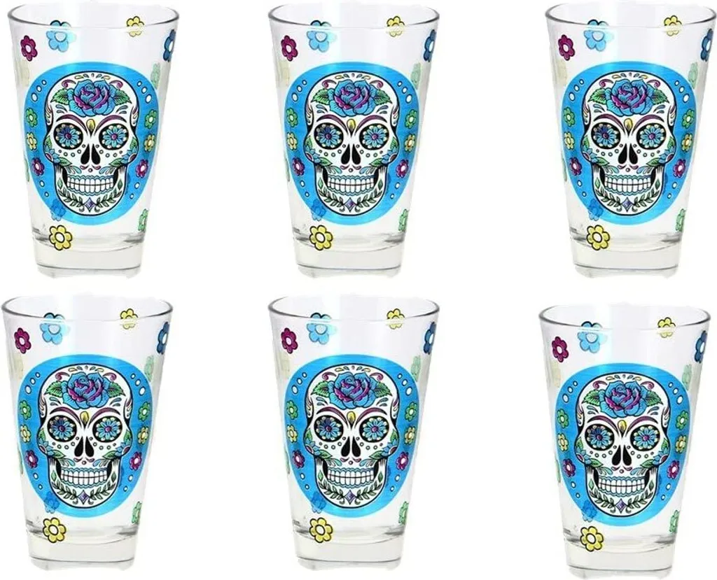 Toten Kopf Skull Glas