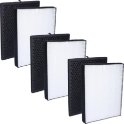 3x Ersatzfilterset Für Philips AC2889, AC2887, AC2882, AC3829/10, Serie 2000 2000i Luftreiniger | HEPA + Aktivkohle-Filter | Ersatz Für Philips AC2887/10