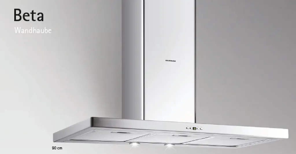Silverline BEW 800 E Beta 80cm, 650m3/h Freiblasend Silber, Wandhaube,