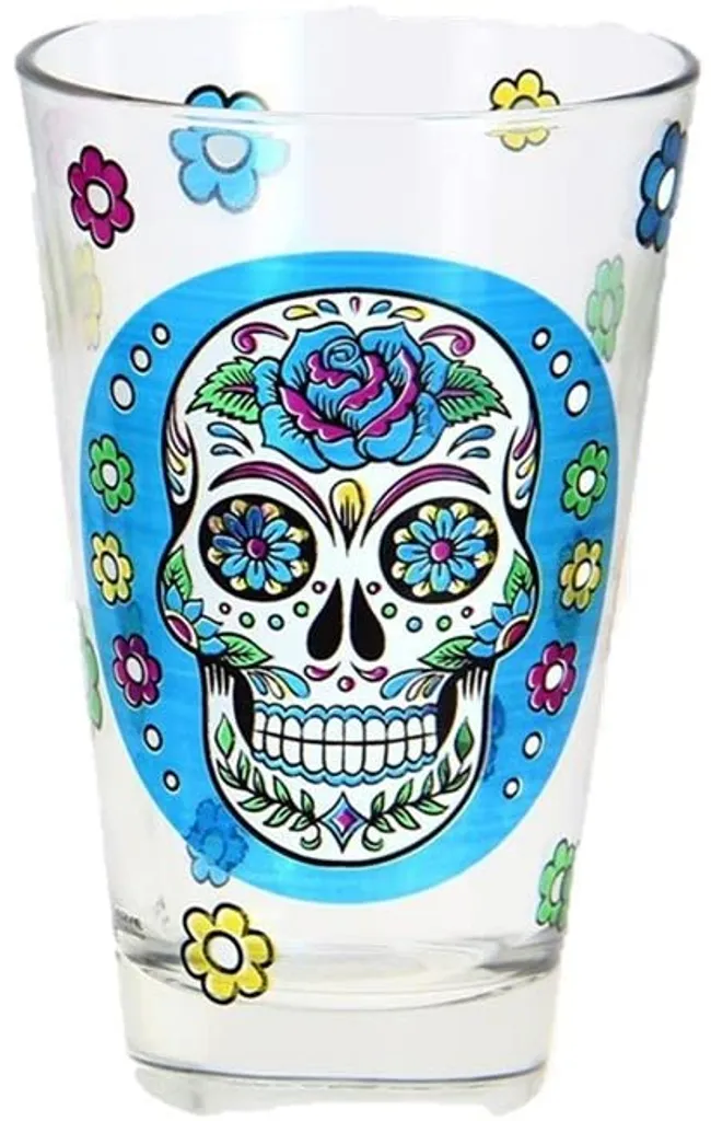 Toten Kopf Skull Glas – Bild 2