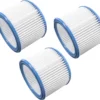 Vhbw Filterset 3x Faltenfilter Kompatibel Mit WAP Aero 400, 440, 600, 640, 800A, 840 Nass- Und Trockensauger - Filter, Patronenfilter