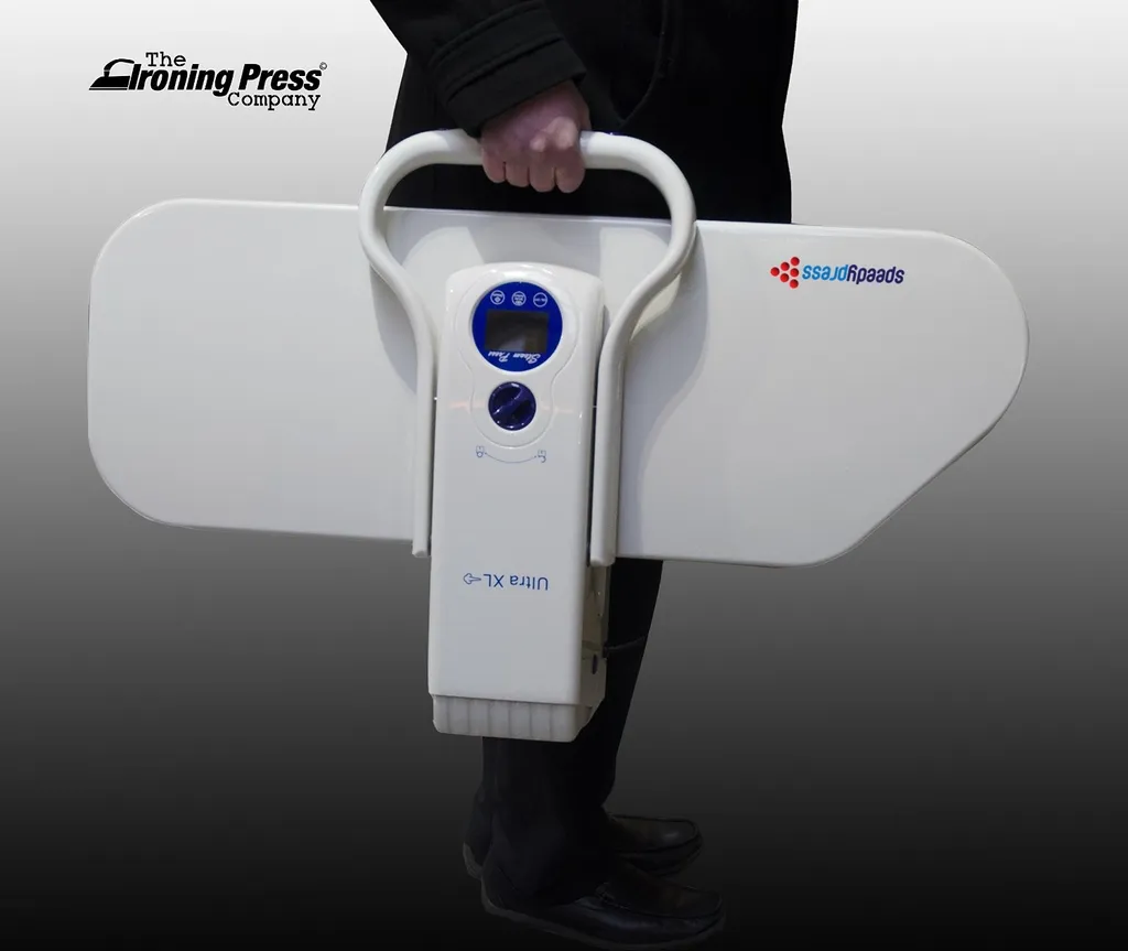 Dampfbügelpresse Ultra XL Von Speedypress - Die Größte & Fortschrittschlichste Heimdampfbügelpresse In Europa (90cm Y 31cm; 2.200watt) Für Superschnelles Bügeln (+ Ersatzabdeckung & Schaumstoff-Unterfilz UVP 45,00 € + Weiteres Zubehör GRATIS) – Bild 4