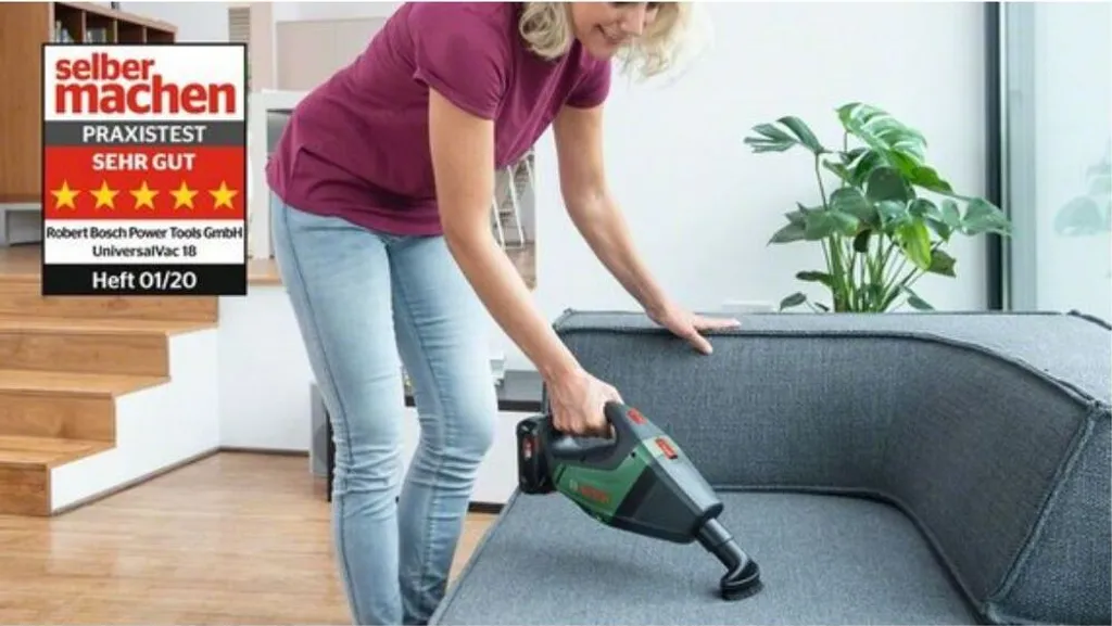 Bosch 18V Akku-Handstaubsauger UniversalVac 18 | Mit Akku (18V 2.5Ah) Und Ladegerät – Bild 4