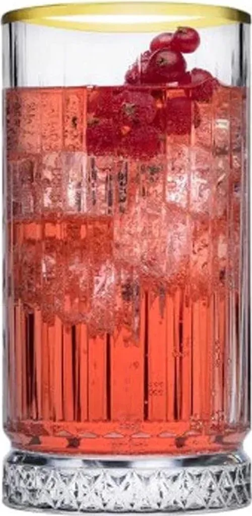 Pasabahce Elysia Golden Touch Long Drink Gläser 4-teiliges Set Mit Goldrand 280ml – Bild 8