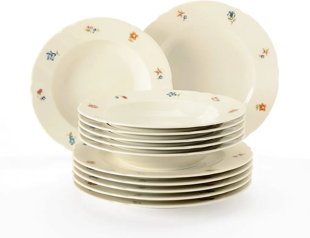 Seltmann Marie Luise Elfenbein 44714 Tafelservice 12 Tlg Porzellan – Bild 4