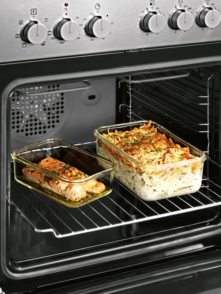 Glas Frischhaltedosen 3er Set Klick-It Gefrierdosen Lunchbox Brotdose Mikrowelle – Bild 14