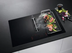 AEG - CCE84751CB - Einbau-Induktions-Kochfeld Mit Integriertem Dunsabzug - Umluft