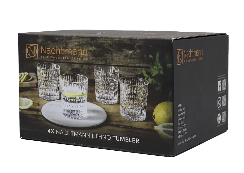 Nachtmann Whiskeybecher Ethno 294ml 4er Set – Bild 4