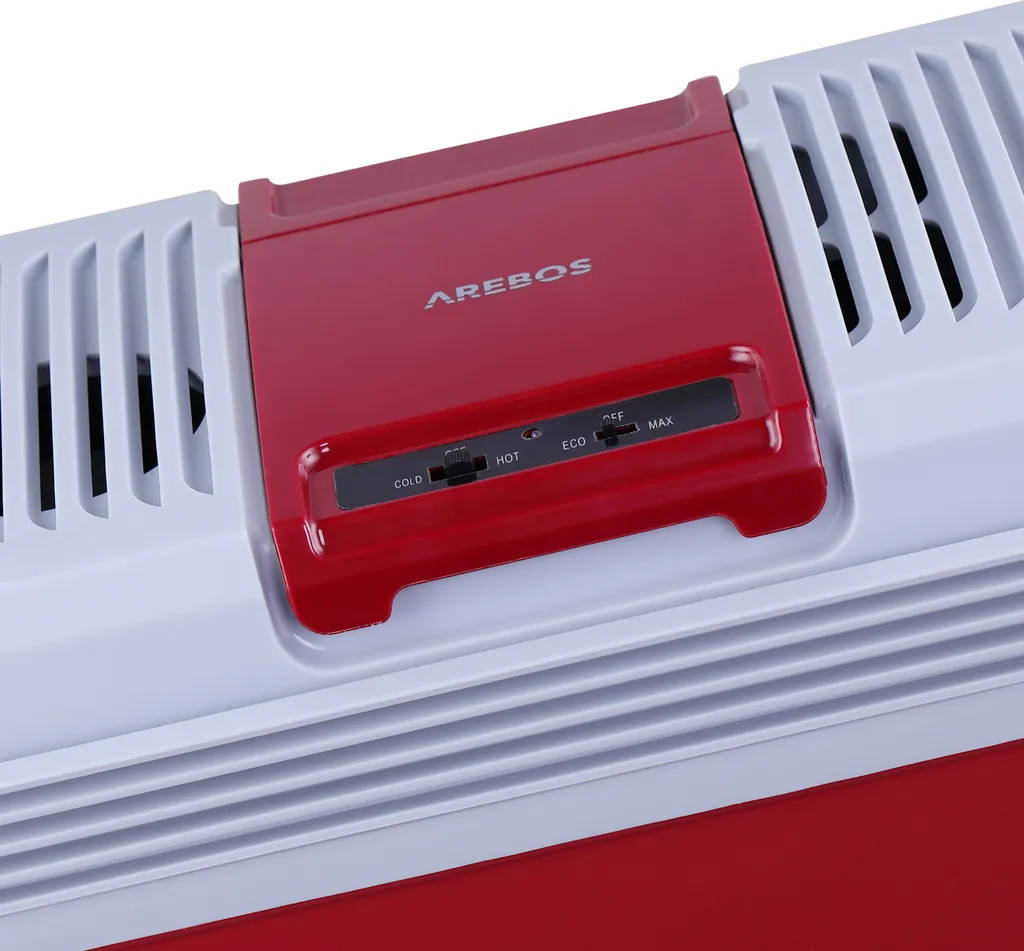 AREBOS 20 Liter Kühlbox Elektrisch, Klein, Zum Kühlen Und Warmhalten, Mit ECO Modus, 12/230 V Für Auto Und Steckdose, Kühltasche, Isoliertasche – Bild 9