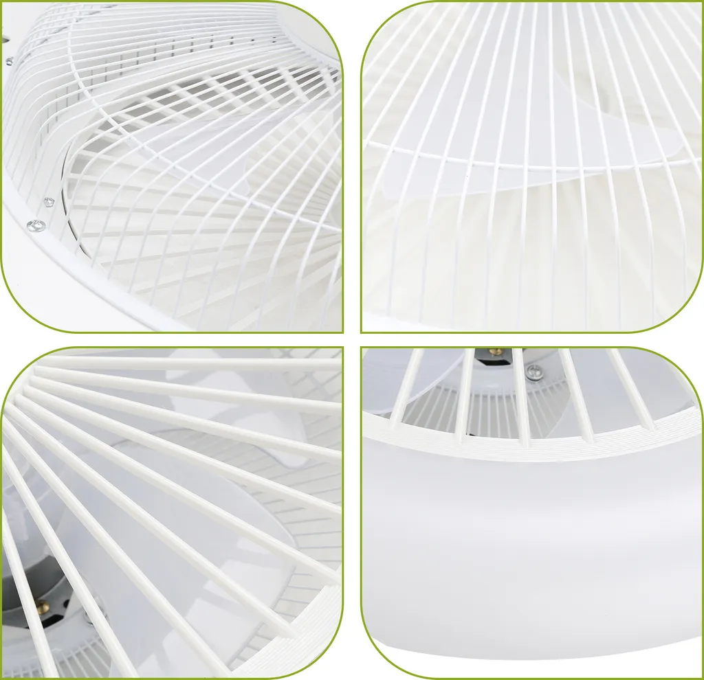 EINFEBEN Deckenventilator Mit Beleuchtung 80W Dimmbar Fan Licht Einstellbare Windgeschwindigkeit Deckenventilatoren Lampe Luefter-Deckenleuchte Mit Fernbedienung – Bild 4