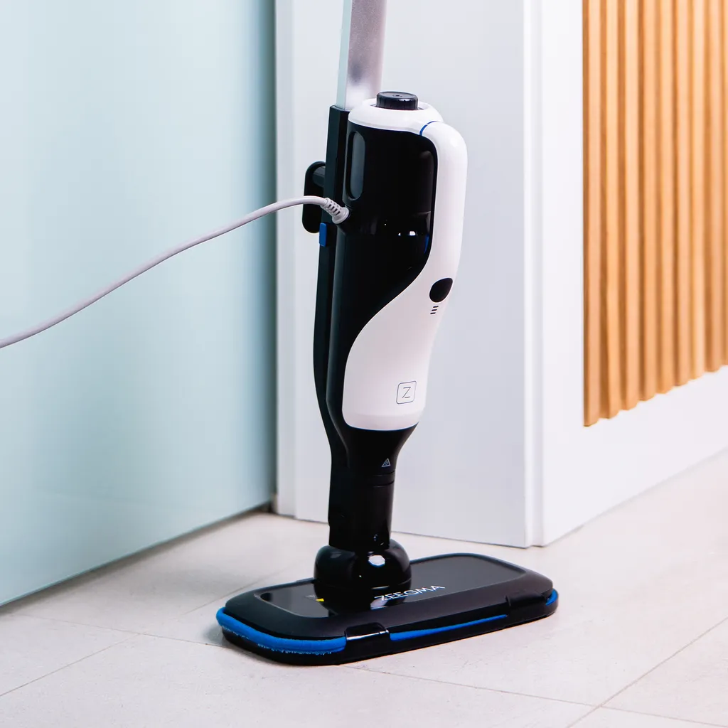 ZEEGMA PAAR Steam Dampfreiniger 15in1, Power 1400W, Reinigt Mehrere Oberflächen, Tötet Bis Zu 99,7% Der Bakterien Und Keime, Einstellbare Dampfleistung, 7 Aufsätze Für Verschiedene Anwendungen – Bild 2