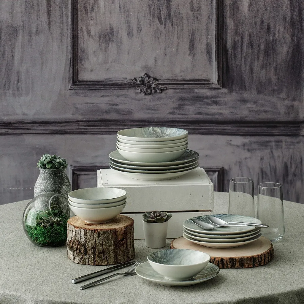 Hermia Concept, Erika,(24 Stücke), Abendessen , Mehrfarbig, 100% Porzellan – Bild 5