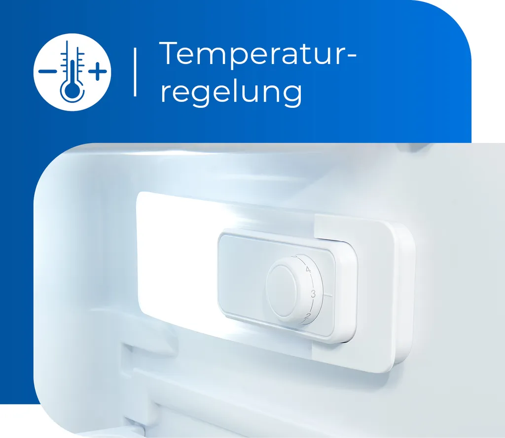 Exquisit Einbaukühlschrank EKS131-3-040F | Einbaugerät | Schlepptürmontage | 118 L Volumen | Weiß – Bild 5