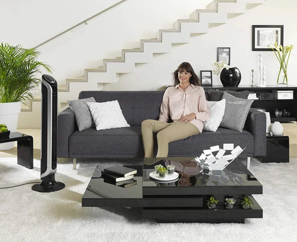 Rowenta VU 6670 F0 Turmventilator Schwarz/silber – Bild 17