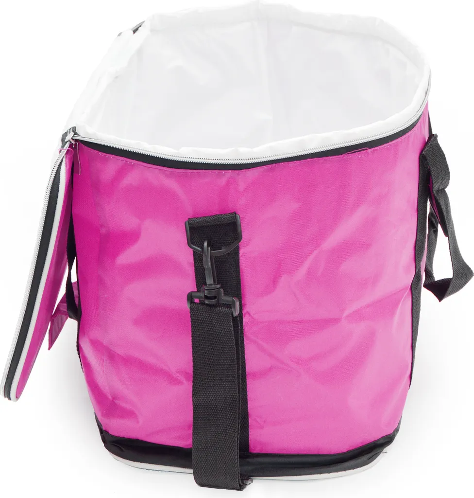 Kühltasche 30L Mit Schultergurt, XXL Isolier Kühlbox - Fuchsia/ Pink – Bild 3